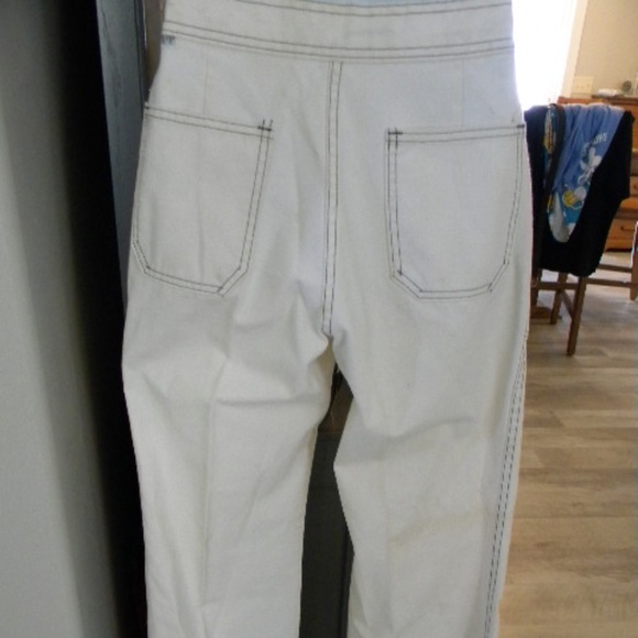 Vintage RETRO Bottoms UP front side zip  bell bottom jean - Picture 14 of 15